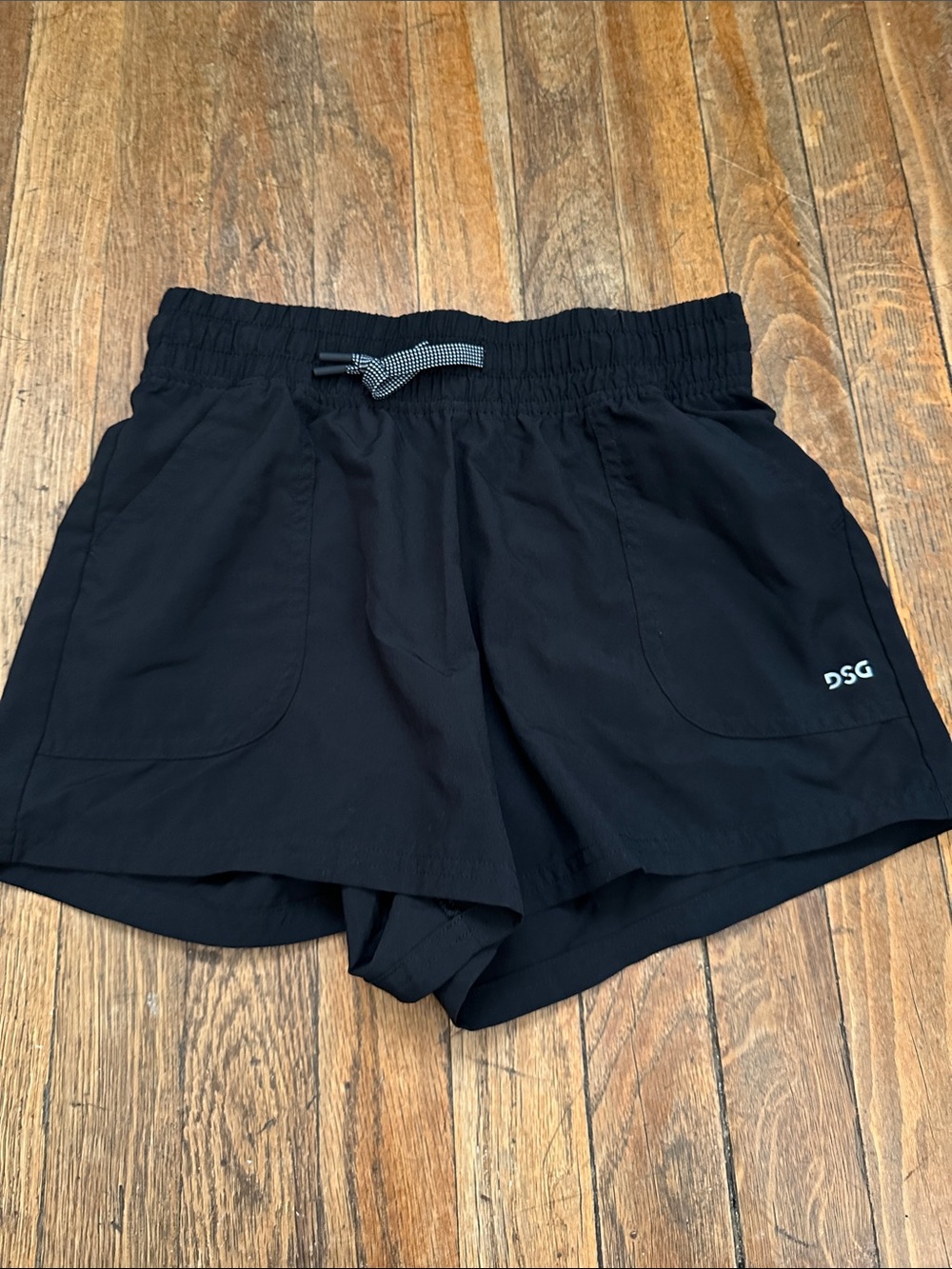 DSG Black Women's Athletic Shorts with Drawstring